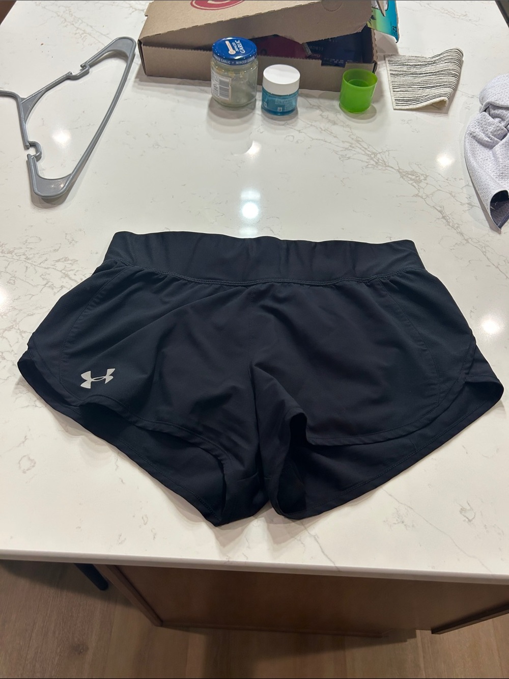 Under Armour Black Fitted Running Shorts